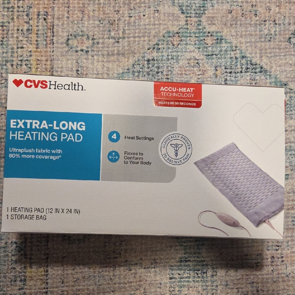 Heating Pad New With 4 Heat Settings